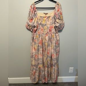JessaKae Fancy Long dress with flutter sleeves